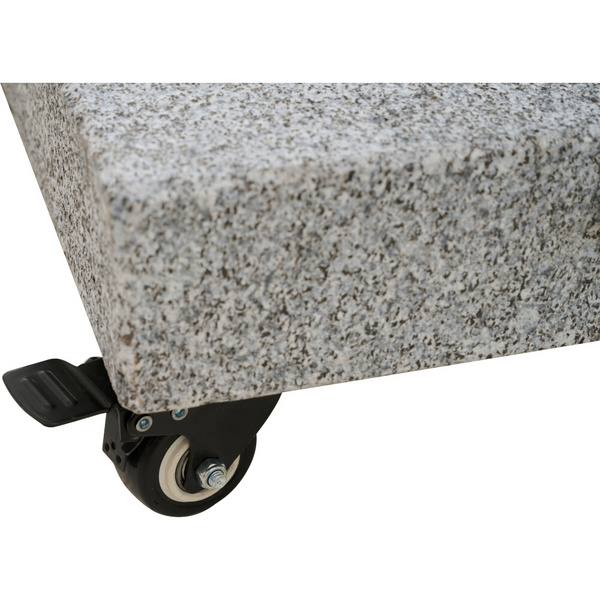 ENNIO Granit Schirmständer 50kg, eckig Bedruckt, Bez. 70% Baumw. und 30% Polyester