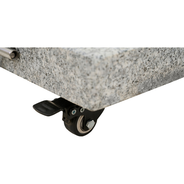 ENNIO Granit Schirmständer 28kg, eckig Bedruckt, Bez. 70% Baumw. und 30% Polyester