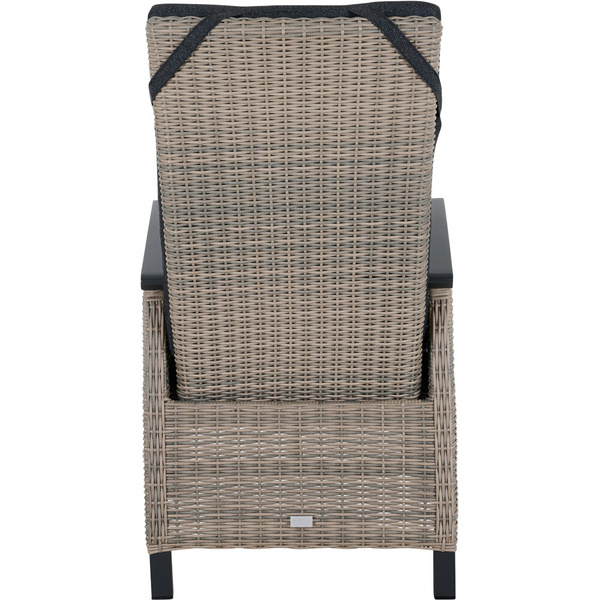 CORIDO Move Sessel matt anthrazit/taupe grey Bedruckt, Bez. 70% Baumw. und 30% Polyester