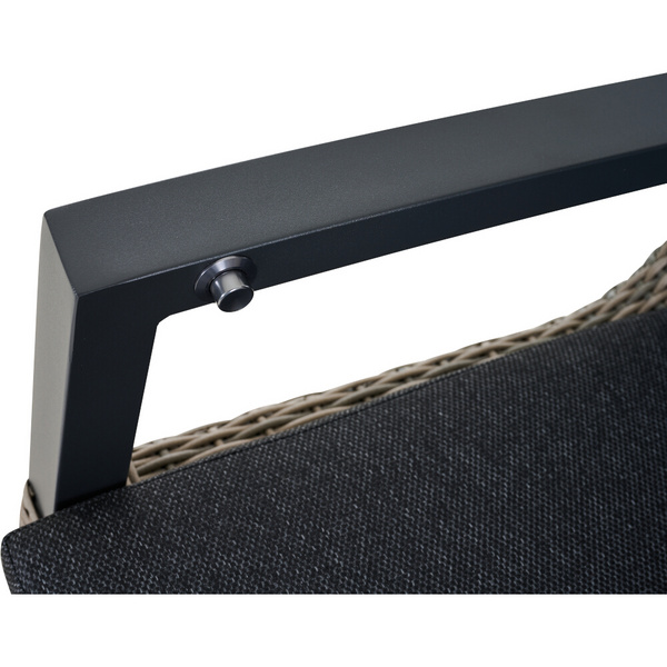 CORIDO Move Sessel matt anthrazit/taupe grey Bedruckt, Bez. 70% Baumw. und 30% Polyester