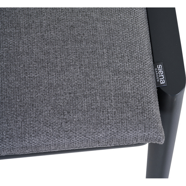 CORTINA Hocker matt anthrazit/grau Bedruckt, Bez. 70% Baumw. und 30% Polyester