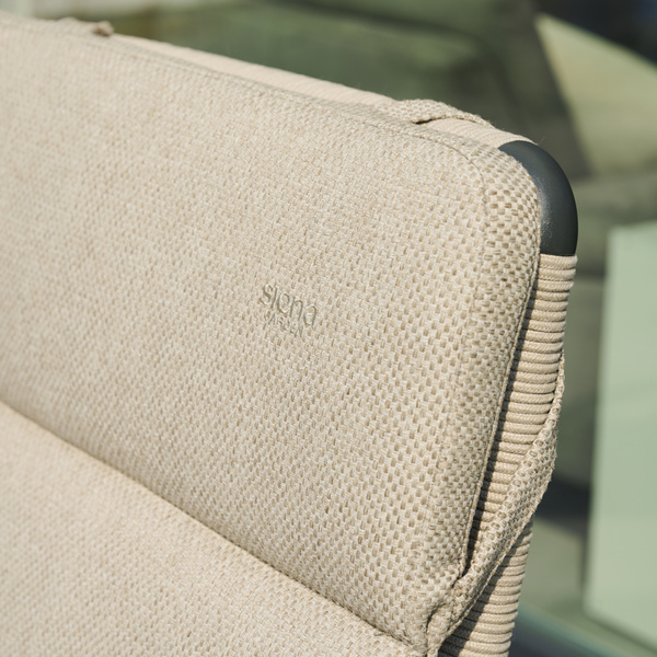 CORTINA Move Sessel matt anthrazit/natur Bedruckt, Bez. 70% Baumw. und 30% Polyester