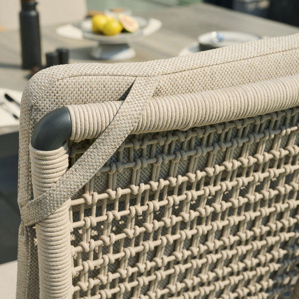 CORTINA Move Sessel matt anthrazit/natur Bedruckt, Bez. 70% Baumw. und 30% Polyester