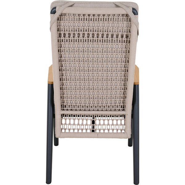 CORTINA Move Sessel matt anthrazit/natur Bedruckt, Bez. 70% Baumw. und 30% Polyester