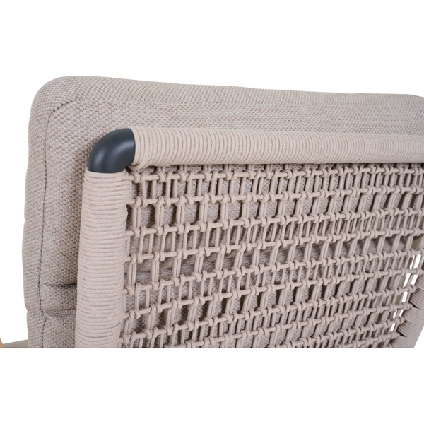 CORTINA Lounge Move Sessel matt anthrazit/natur Bedruckt, Bez. 70% Baumw. und 30% Polyester