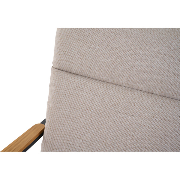 CORTINA Lounge Move Sessel matt anthrazit/natur Bedruckt, Bez. 70% Baumw. und 30% Polyester