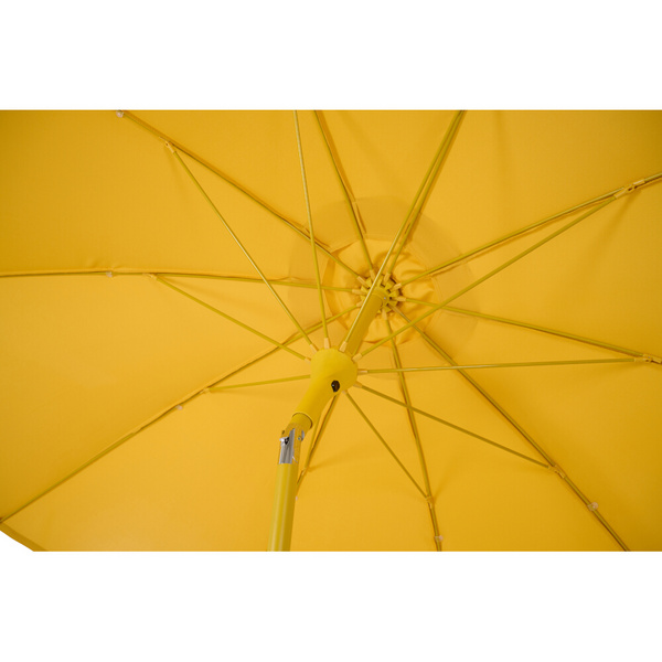 PAOLO Mittelstockschirm Ø270cm mustard Ø25 und Ø30, Rope, Polyester