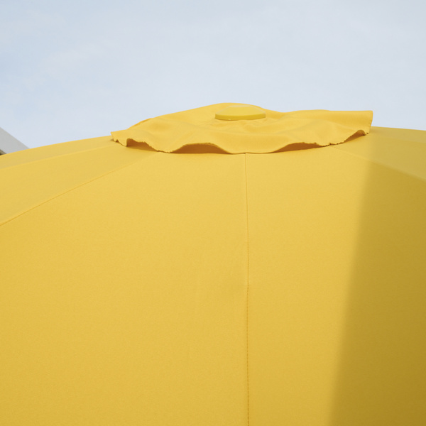 PAOLO Mittelstockschirm Ø270cm mustard Ø25 und Ø30, Rope, Polyester