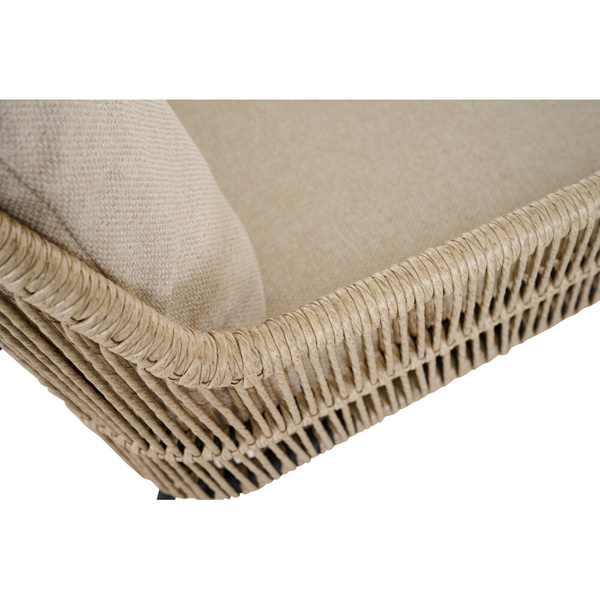 KANSAS Diningsessel matt anthrazit/taupe Polyester, PU-bes