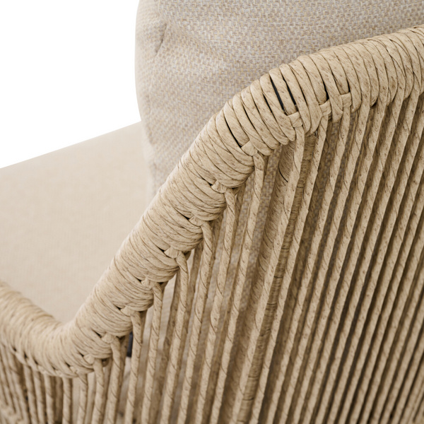 KANSAS 2er Diningbank matt anthrazit/taupe Polyester, PU-bes