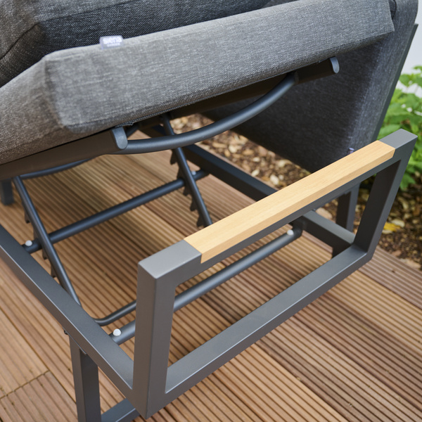 CALERA Bankliege, verstellb. Gest. aus Polypropylen/Glasfaser