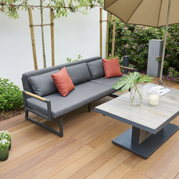 CALERA Bankliege, verstellb. Gest. aus Polypropylen/Glasfaser