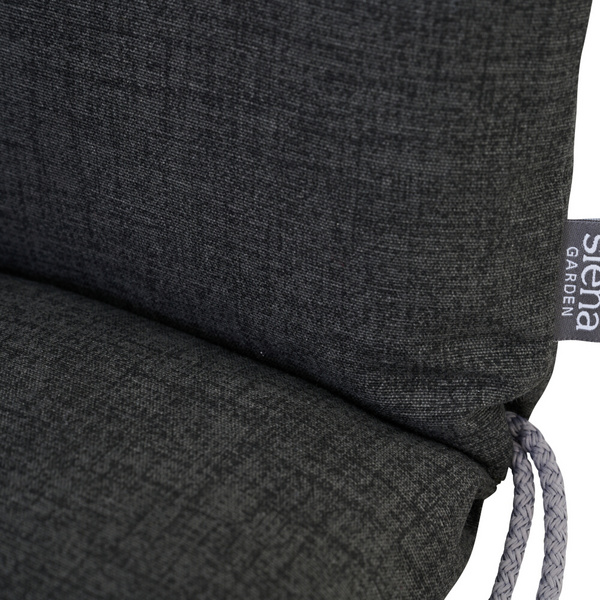COMFORT Sesselauflage 120cm, Farbe anthrazit Gest. Alu, Bez. 100% Polyester, taupe