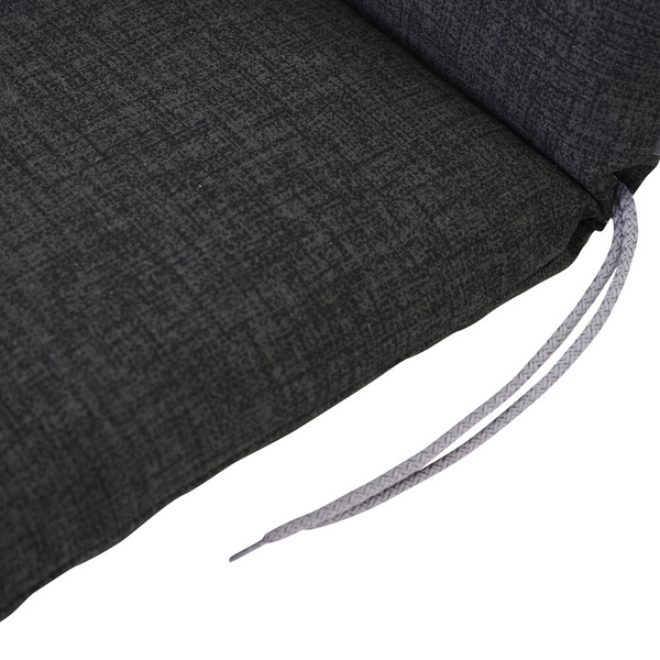 COMFORT Sesselauflage 96cm, Farbe anthrazit Gest. Alu, Bez. 100% Polyester, taupe