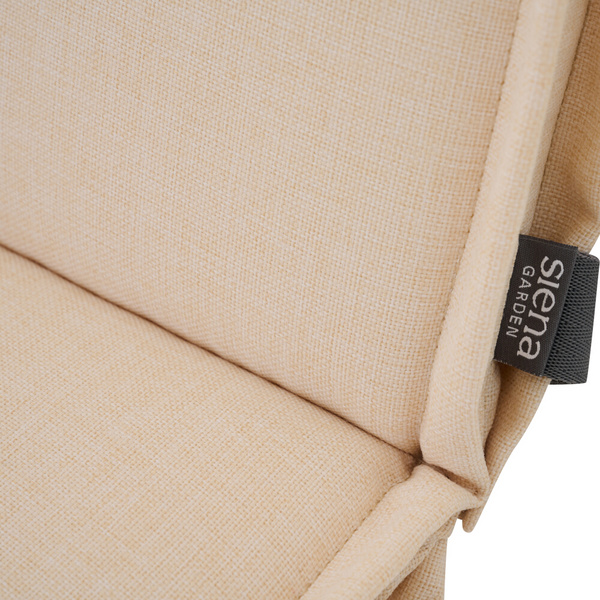 STELLA Sesselauflage 120cm, Farbe ecru Gest. aus Polypropylen/Glasfaser