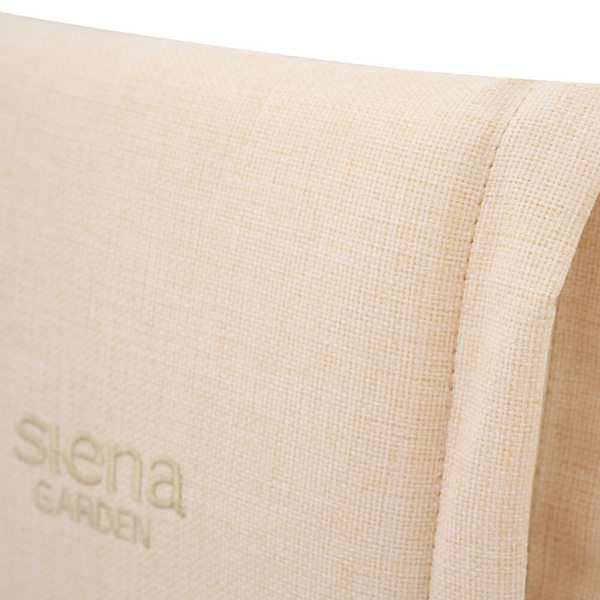 STELLA Sesselauflage 120cm, Farbe ecru Gest. aus Polypropylen/Glasfaser