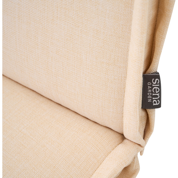 STELLA Sesselauflage 96cm, Farbe ecru Gest. aus Polypropylen/Glasfaser