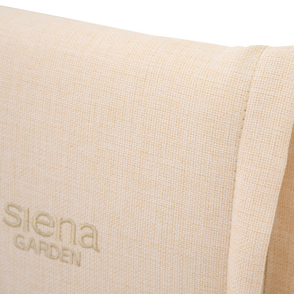 STELLA Sesselauflage 96cm, Farbe ecru Gest. aus Polypropylen/Glasfaser