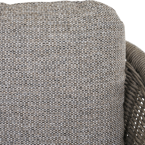 MERANO Stapelsessel anthrazit/taupe grau Bouclé-Gewebe, Bez. 100% Polyester