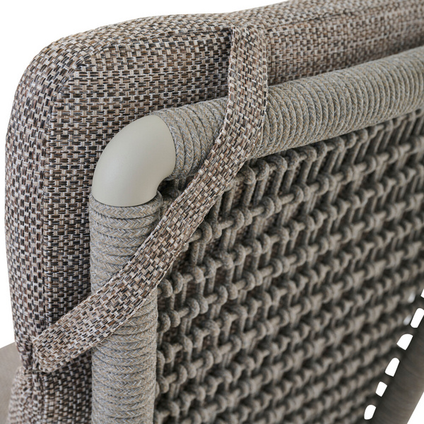 CORTINA Move Sessel matt seidengrau/taupe-grey Bouclé-Gewebe, Bez. 100% Polyester