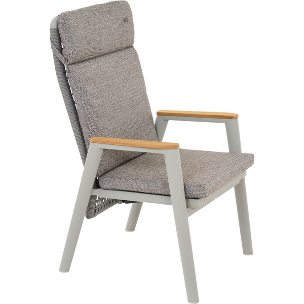 CORTINA Move Sessel matt seidengrau/taupe-grey Bouclé-Gewebe, Bez. 100% Polyester