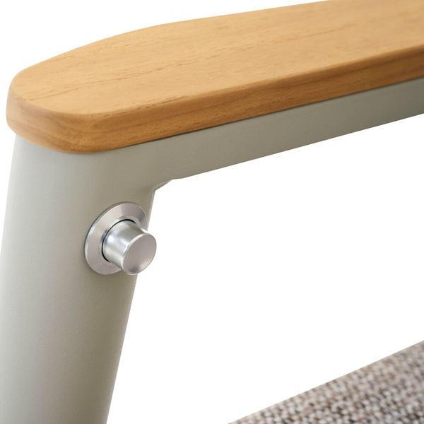 CORTINA Move Sessel matt seidengrau/taupe-grey Bouclé-Gewebe, Bez. 100% Polyester