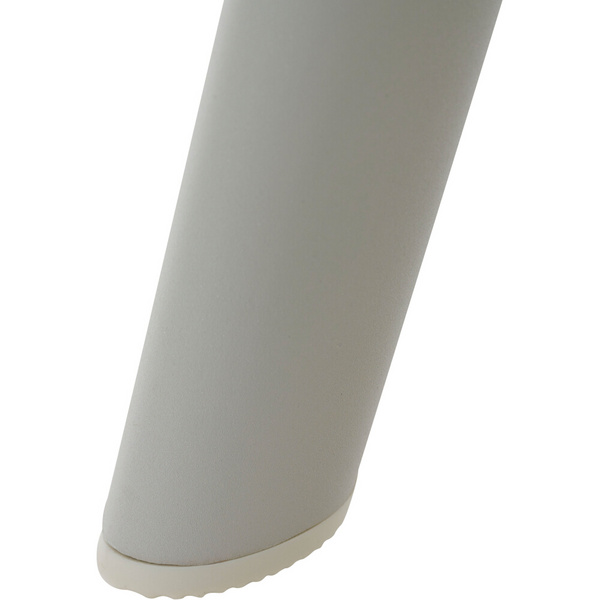 CORTINA Hocker matt seidengrau/mocca Bouclé-Gewebe, Bez. 100% Polyester