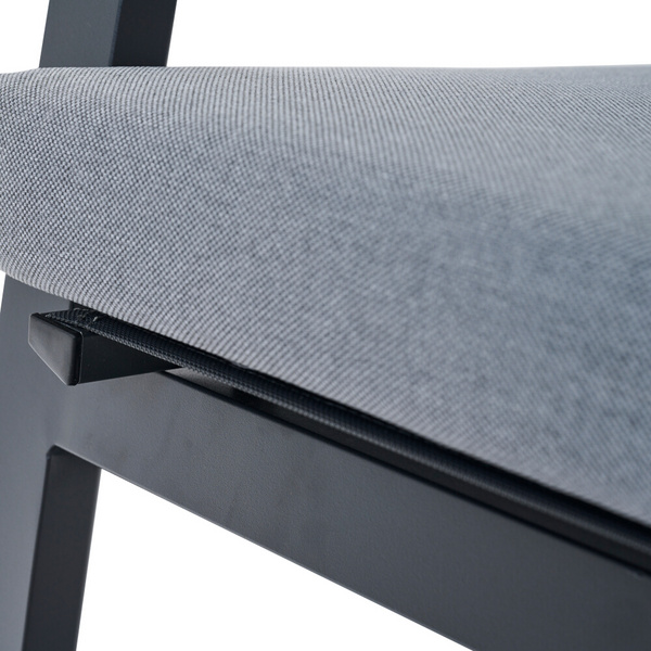 VALENCIA Comfort Plus Sessel matt anthrazit Bouclé-Gewebe, Bez. 100% Polyester