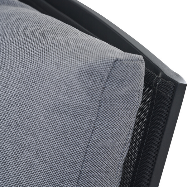 VALENCIA Comfort Plus Sessel matt anthrazit Bouclé-Gewebe, Bez. 100% Polyester