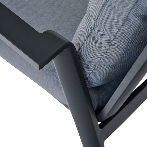 VALENCIA Comfort Plus Sessel matt anthrazit Bouclé-Gewebe, Bez. 100% Polyester