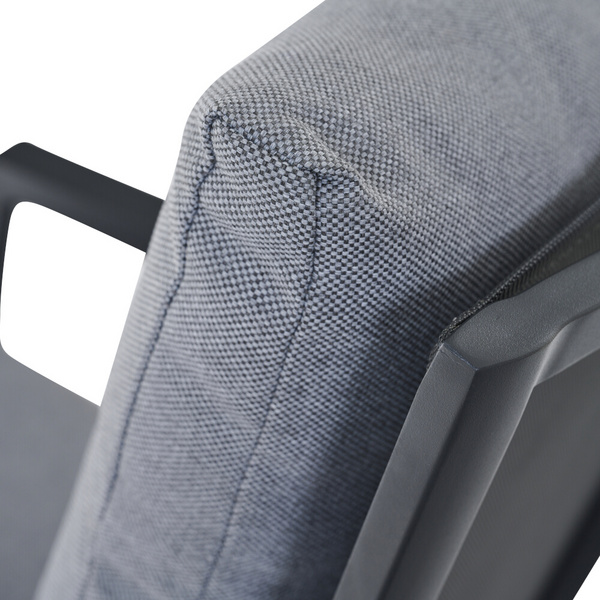 VALENCIA Comfort Plus Sessel matt anthrazit Bouclé-Gewebe, Bez. 100% Polyester