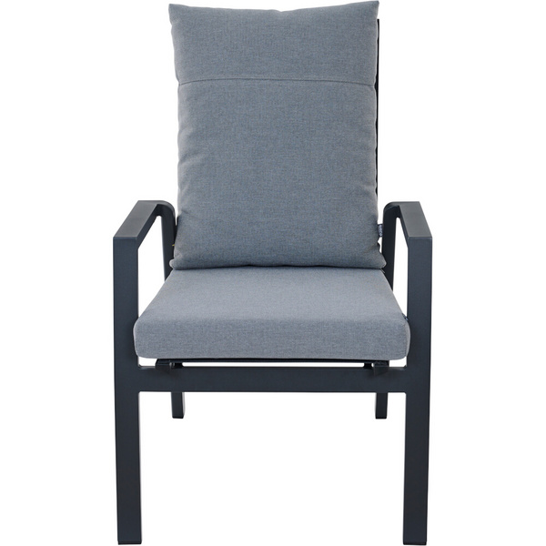 VALENCIA Comfort Plus Sessel matt anthrazit Bouclé-Gewebe, Bez. 100% Polyester