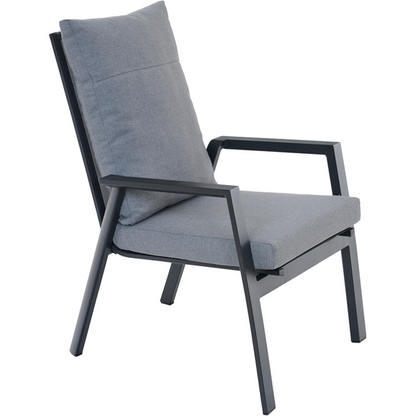 VALENCIA Comfort Plus Sessel matt anthrazit Bouclé-Gewebe, Bez. 100% Polyester