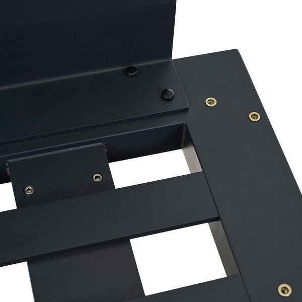 REPTON Dining Bank matt anthrazit/mix taupe Gest. Alu olive, Streben Fiberglas, Bez. 100% Polyester olive