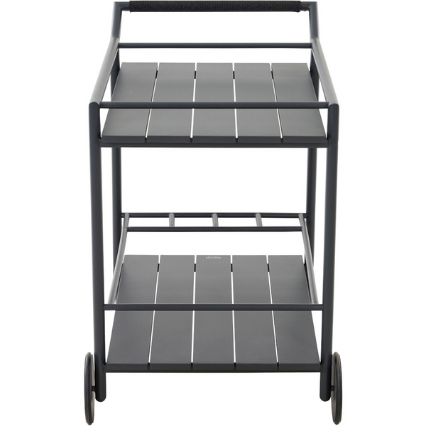 ROLITO Servierwagen matt anthrazit Gest. Alu