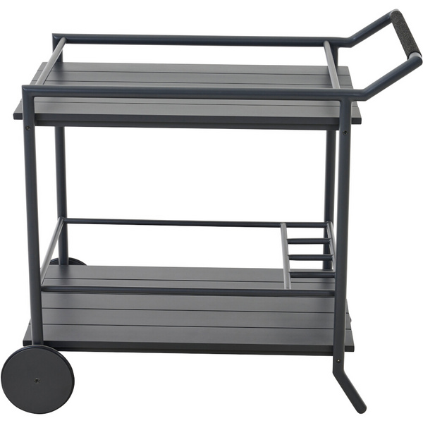 ROLITO Servierwagen matt anthrazit Gest. Alu