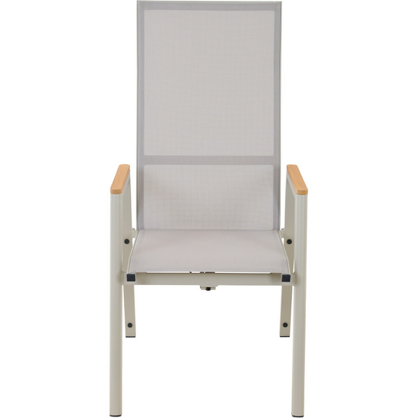 BOLOGNA Move Sessel, matt seidengrau, Ranotex® taupe-grey + Teamarmlehne Bez. 100% Polypropylen