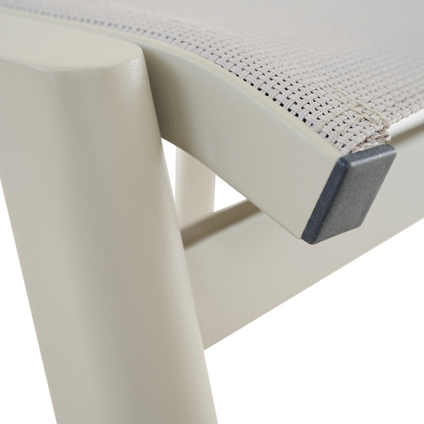 BOLOGNA Dining Hocker matt seidengrau/taupe Bez. 100% Polypropylen