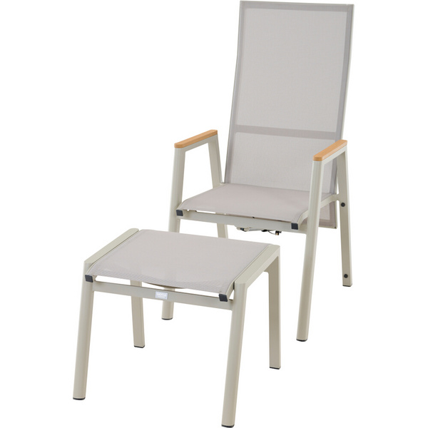 BOLOGNA Dining Hocker matt seidengrau/taupe Bez. 100% Polypropylen