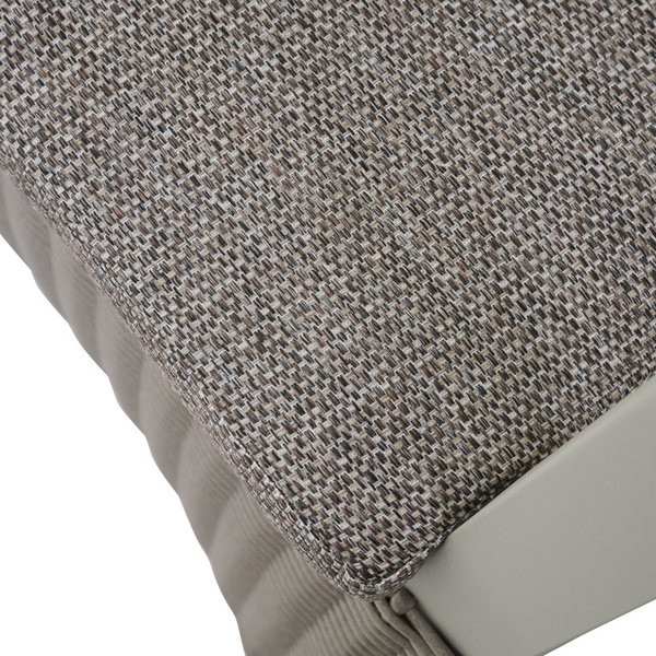 CORIDO Move Sessel matt seidengrau/taupe Teak FSC® Gest. Alu