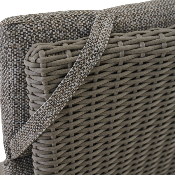 CORIDO Move Sessel matt seidengrau/taupe Teak FSC® Gest. Alu