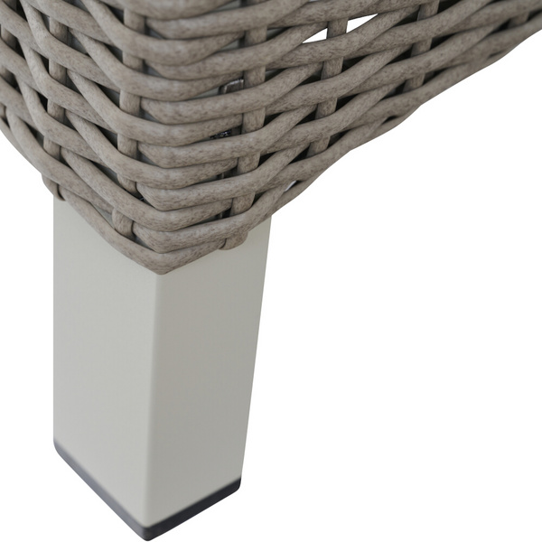 CORIDO Move Sessel matt seidengrau/taupe aus Alu