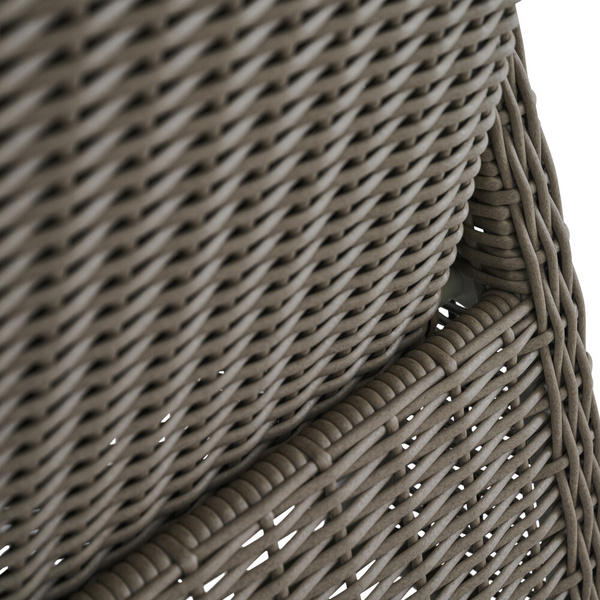 CORIDO Move Sessel matt seidengrau/taupe aus Alu