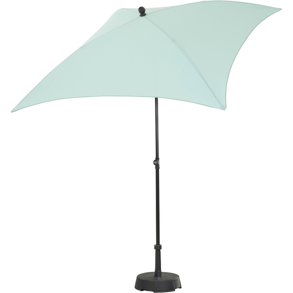 CITY Push Mittelstockschirm 180x180cm nilgrün bis Ø3m, 2x2m