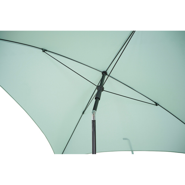 CITY Push Mittelstockschirm 180x180cm nilgrün bis Ø3m, 2x2m