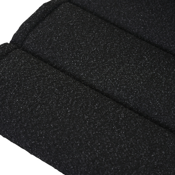 MALU Sitz-/Hockerkissen 46x46cm, Farbe black Polyester 190 g/m², 4 Stück