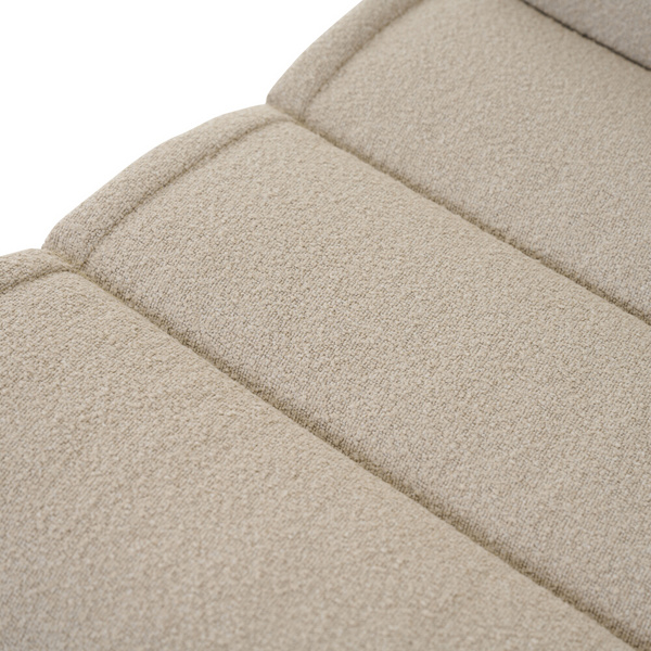 MALU Sesselauflage 123cm, Farbe toffee