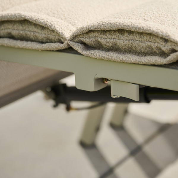 MALU Sesselauflage 123cm, Farbe toffee