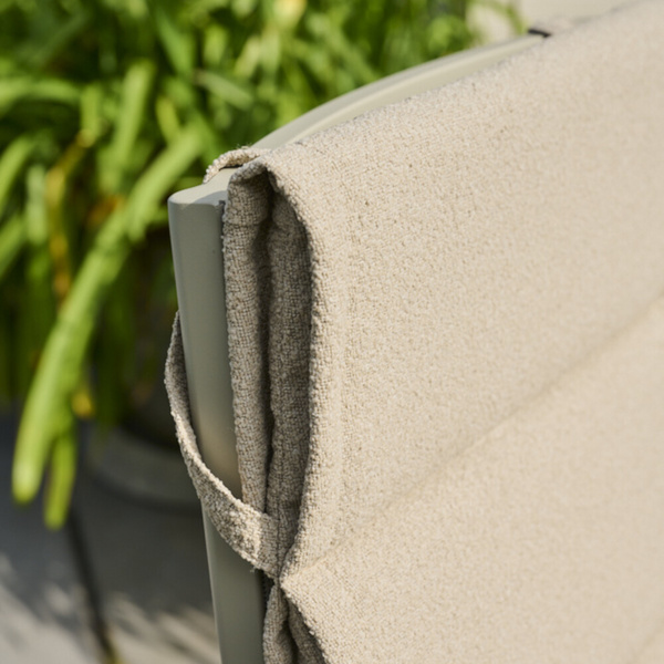 MALU Sesselauflage 123cm, Farbe toffee