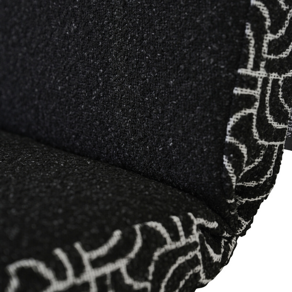 BLACK&WHITE Sesselauflage 123cm, Farbe black